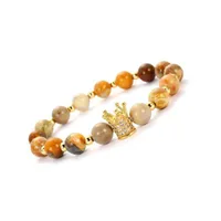 Crown Fashion Zircon Copper Bracelets Wholesale main image 4