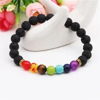 Printing Fashion No Inlaid Beaded Natural Stone Bracelets Wholesale main image 3