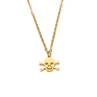 Skull Fashion Stainless Steel Necklace Wholesale main image 3