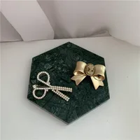 Impression Mode Alliage Placage Pierres Précieuses Artificielles Femmes Broches main image 3