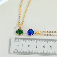 Rond Mode Strass Pendentif De Gros main image 2