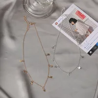 Pentacle Style Vintage Alliage Collier De Gros main image 3