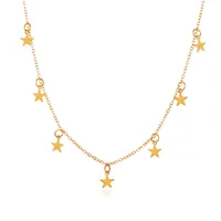 Pentagram Vintage Style Alloy Necklace Wholesale main image 5