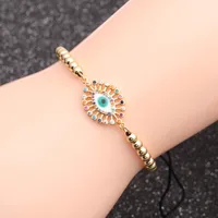 Lettre Mode Le Cuivre Bracelets De Gros main image 3