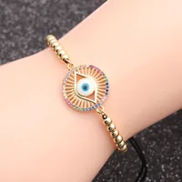 Lettre Mode Le Cuivre Bracelets De Gros main image 4