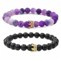 Couronne Mode Le Cuivre Bracelets De Gros main image 2