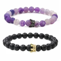 Crown Fashion Copper Bracelets Wholesale main image 3