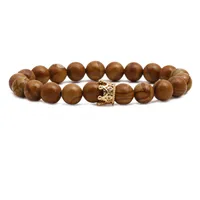 Crown Fashion Copper Bracelets Wholesale main image 4
