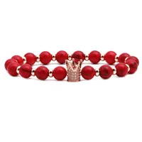 Fashion Copper Crown Unisex Bracelets main image 5
