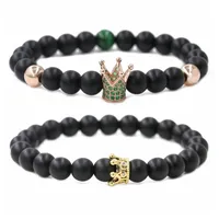 Couronne Mode Le Cuivre Bracelets De Gros main image 3