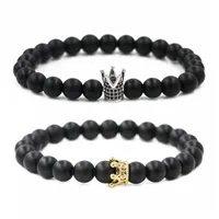 Crown Fashion Copper Bracelets Wholesale main image 3