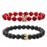 Fashion Copper Crown Unisex Bracelets sku image 8