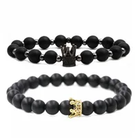 Fashion Copper Crown Unisex Bracelets sku image 9