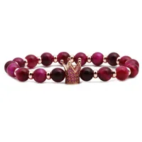 Fashion Copper Crown Unisex Bracelets sku image 5