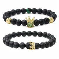 Crown Fashion Copper Bracelets Wholesale sku image 9