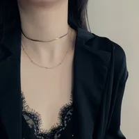 Geométrico Moda Chapados en oro de 18k Acero Inoxidable 304 Collar Venta Al Por Mayor main image 1