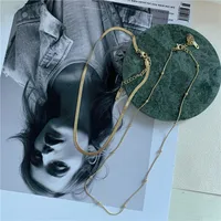 Geométrico Moda Chapados en oro de 18k Acero Inoxidable 304 Collar Venta Al Por Mayor main image 4