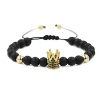 Crown Fashion No Inlaid Copper Bracelets Wholesale sku image 5