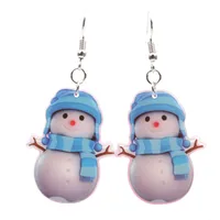 Santa Claus Fashion Arylic No Inlaid Earrings sku image 1