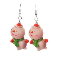 Santa Claus Fashion Arylic No Inlaid Earrings sku image 2