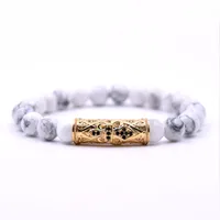 Skull Fashion No Inlaid Natural Stone Bracelets Wholesale sku image 9