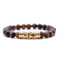 Skull Fashion No Inlaid Natural Stone Bracelets Wholesale sku image 8