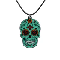 Skull Fashion Arylic Necklace Wholesale sku image 1