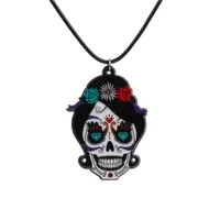 Skull Fashion Arylic Necklace Wholesale sku image 2