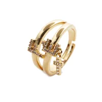 Mode Le Cuivre Zircon Unisexe main image 1