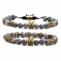 Couronne Mode Le Cuivre Bracelets De Gros main image 4