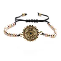 Letter Fashion Copper Bracelets Wholesale sku image 1