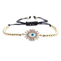 Letter Fashion Copper Bracelets Wholesale sku image 2