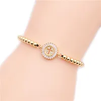 Simple Copper Micro-inlaid White Zirconium Cross Bracelet main image 5