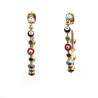 Devil'S Eye Fashion Copper Earrings main image 1