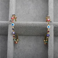 L'Oeil Du Diable Mode Le Cuivre Des Boucles D'Oreilles main image 4