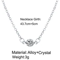 Vintage Style Alloy Rhinestone Necklace Wholesale main image 4