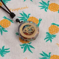 L'Oeil Du Diable Mode Alliage Collier De Gros main image 3