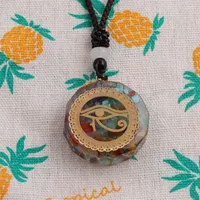 L'Oeil Du Diable Mode Alliage Collier De Gros main image 4