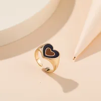 Simple Fashion Multi-layer Eart Drop Wax Color Ring Wholesale Doublewinwholesale sku image 1