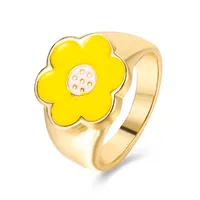 Simple Fashion Multi-layer Eart Drop Wax Color Ring Wholesale Doublewinwholesale sku image 12
