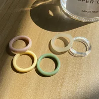 Simple Fashion Multi-layer Eart Drop Wax Color Ring Wholesale sku image 17