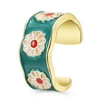 Simple Fashion Multi-layer Eart Drop Wax Color Ring Wholesale sku image 19