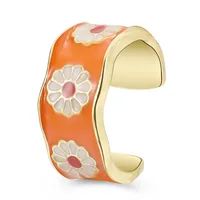 Simple Fashion Multi-layer Eart Drop Wax Color Ring Wholesale sku image 20