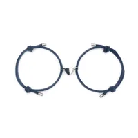 Simple Style Heart Alloy Rope Braid Couple Bracelets sku image 14