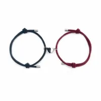 Simple Style Heart Alloy Rope Braid Couple Bracelets sku image 15
