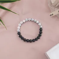 Color Block Simple Style Stone Bracelets Wholesale main image 2