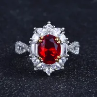 Retro Copper Rhombus Diamond Artificial Gemstones Women'S main image 3