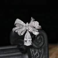 Luxurious Copper Bow Knot Diamond Artificial Gemstones Women'S main image 1