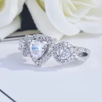 Copper Heart Diamond Artificial Gemstones Women'S main image 2