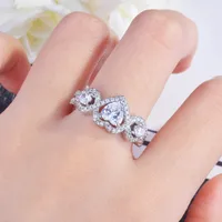 Copper Heart Diamond Artificial Gemstones Women'S main image 5